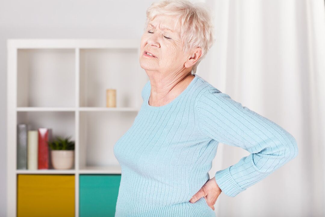 A dor lumbar nunha muller pode ser a causa da osteocondrose