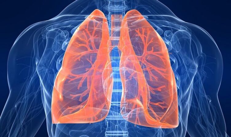 Patoloxía pulmonar como causa da dor baixo o omóplato esquerdo